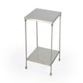 thumbnail image 1 of Imogen White Marble Side Table, 1 of 6