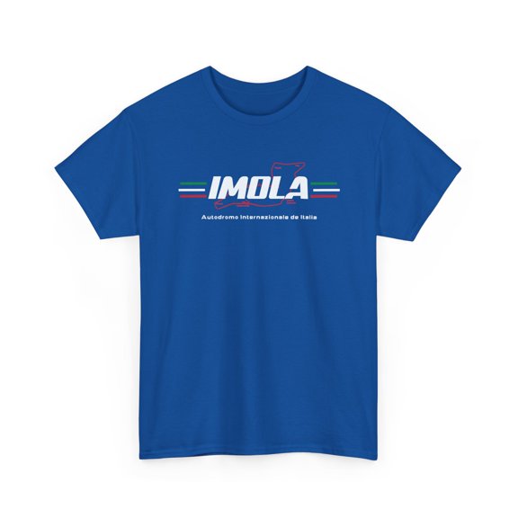 Imola Inspired T-Shirt | Italian Racing Circuit Grand Prix Tee (Royal, 3XL)