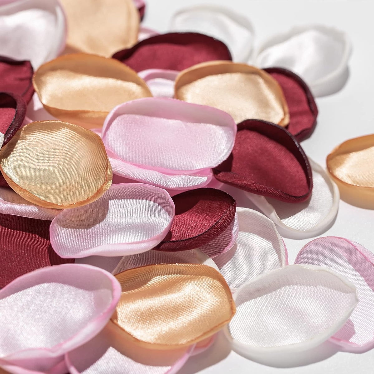 Imoment 600Pcs Silk Rose Petals for Wedding Flower Girl Basket