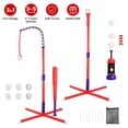 thumbnail image 1 of Imountek 3 in 1 Baseball Toy Set for Toddlers & Kids Ages 3-5, Tee Ball Stand Hanging Tee Automatic Ball Launcher with Adjustable Height for Indoor Outdoor Sports, 1 of 12
