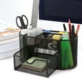 thumbnail image 1 of Imountek 8-Compartment Desk Organizer & Pencil Holder, Black, 1 Pack, 1 of 8