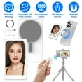 thumbnail image 1 of Imountek Wireless Phone Back Camera Monitor Screen, Magnetic Vlog Selfie Monitor Screen with 33FT Remote for Vlog Live Stream Compatible with IOS Android, White, 1 of 15