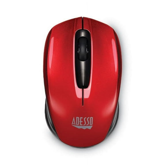 Imouse S50 Wireless Mini Mouse, 2.4 Ghz Frequency/33 Ft Wireless Range, Left/right Hand Use, Red | Bundle of 10 Each
