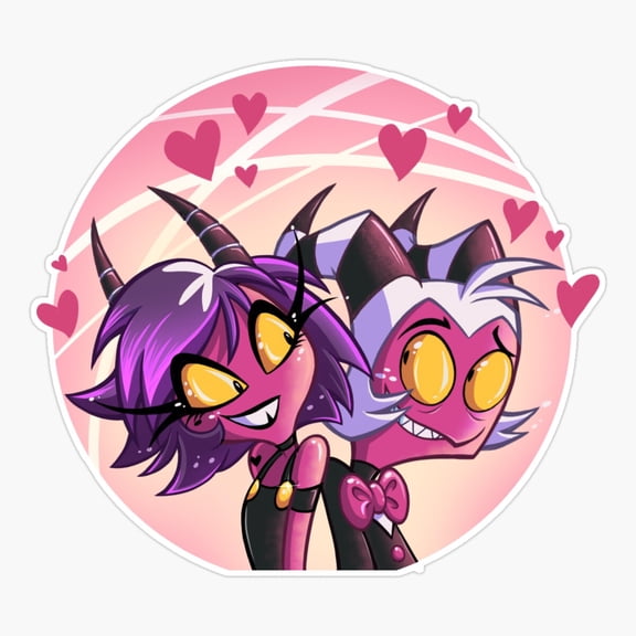 Imp Couple Romance Inspired Sticker