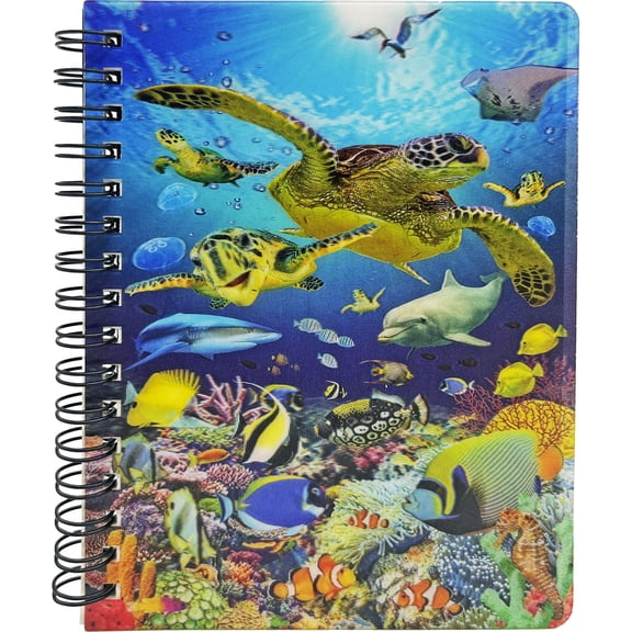 Impact 3D Designs Jotter Notebook Sea Turtles Swimming