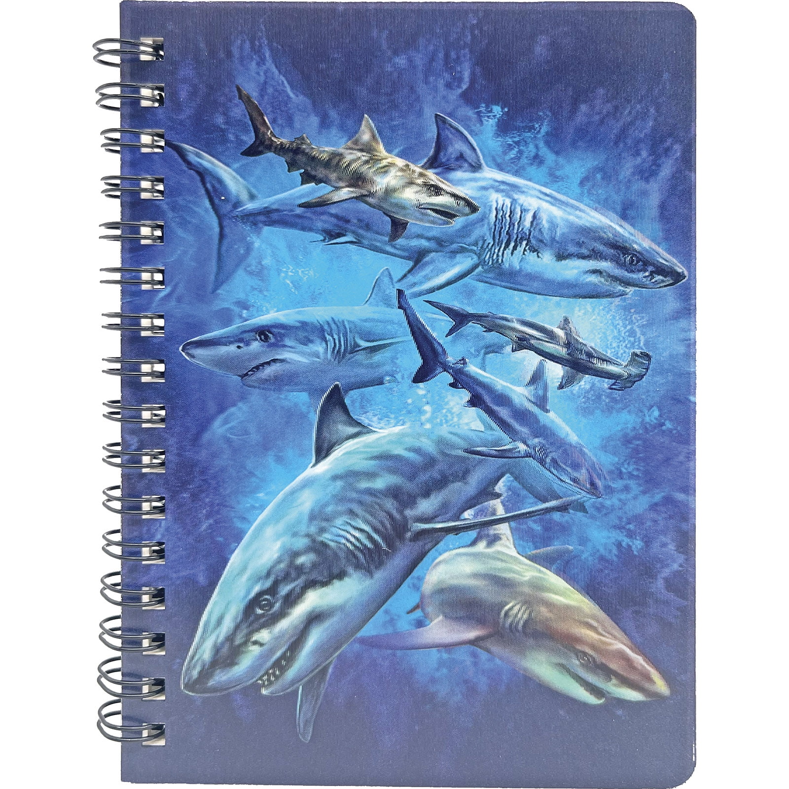 Impact 3D Designs Jotter Notebook Sharks Swimming