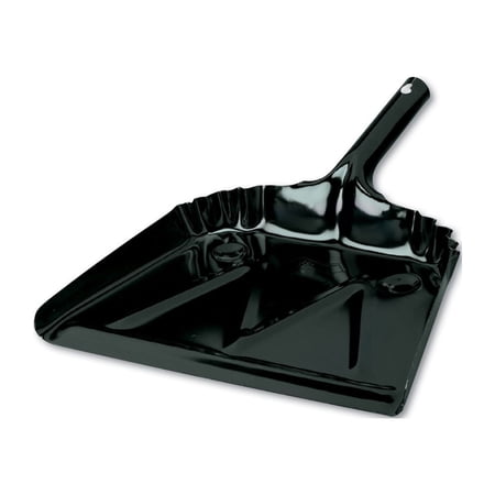 Impact 4216 Black Metal Dust Pan 16" Width x 15-1/2" Height