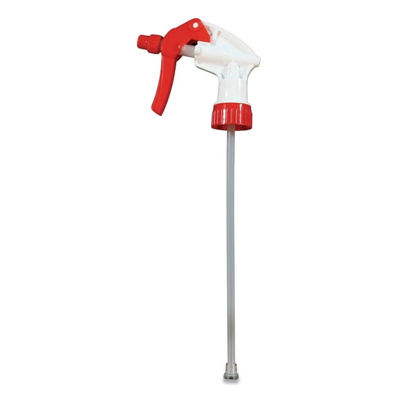 Impact General Purpose Trigger Sprayer 9.88" Tube Fits 32 oz Bottles Red/White 24/Carton 59062491