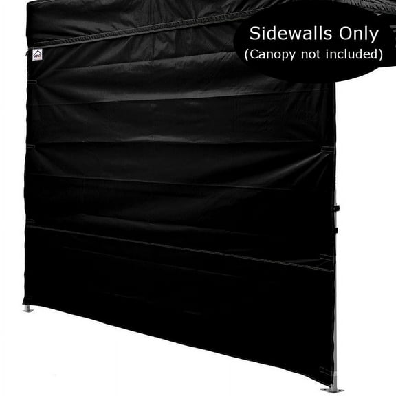 Impact Canopy 10 Foot Canopy Tent Wall, 1 Wall ONLY, 10' Canopy Sidewall, Black