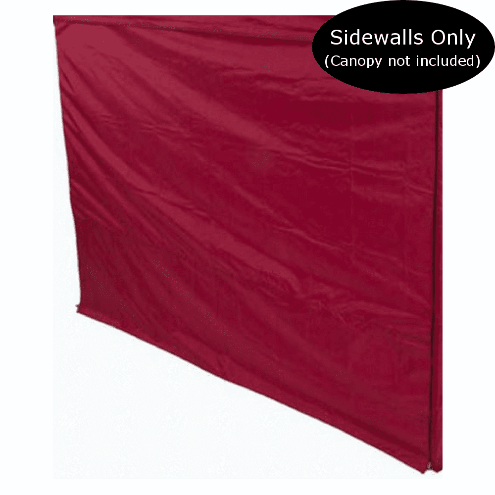 Impact Burgundy 10 Foot Canopy Tent Sidewall - 1 Wall Only