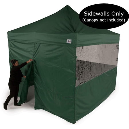 Impact Canopy 10 Foot Middle Zipper Canopy Tent Wall, 1 Wall ONLY, 10? Canopy Sidewall, Forest Green