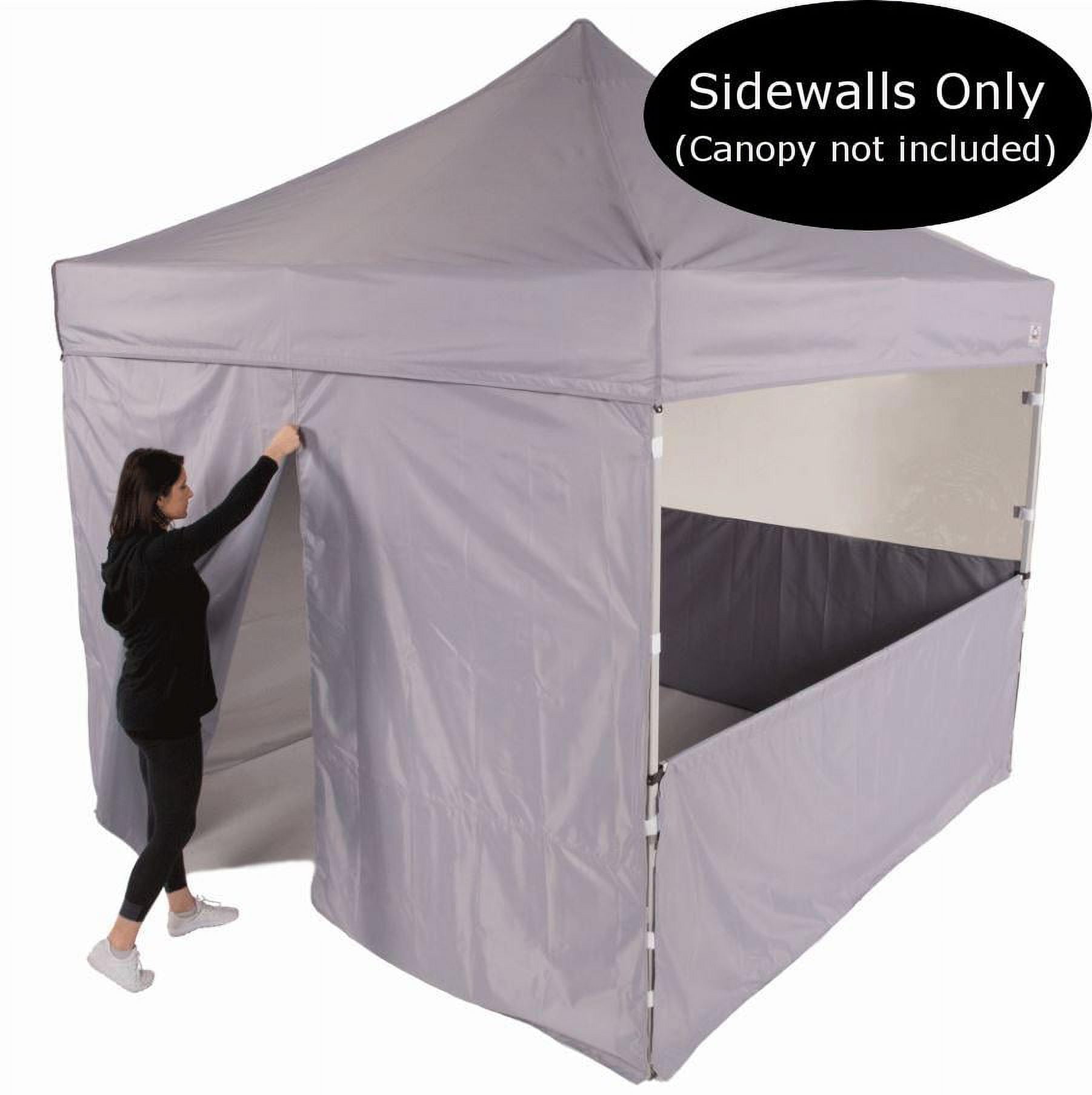 Impact Canopy 10 Foot Middle Zipper Canopy Tent Wall, 1 Wall