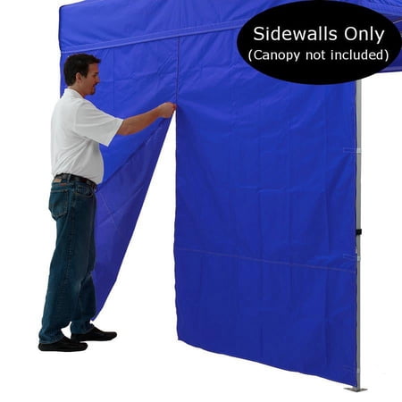 Impact Canopy 10 Foot Middle Zipper Canopy Tent Wall, 1 Wall Only, Canopy Sidewall, Royal Blue