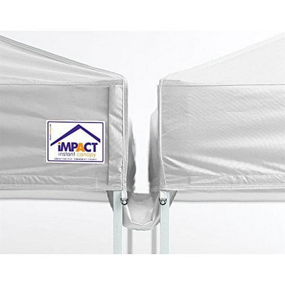 Impact Canopy 10 foot Canopy Rain Gutter, Tent Gutter, Shelter Gutter, White