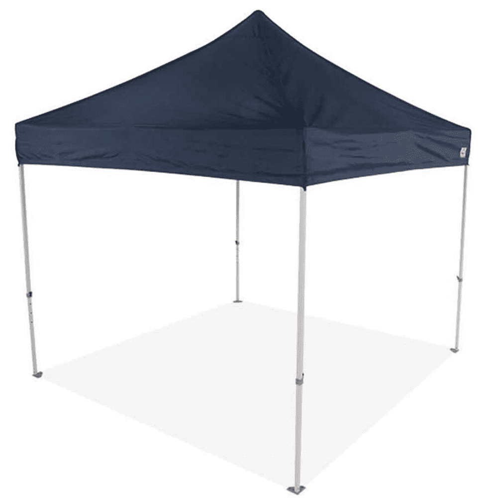 Impact Canopy 10 x 10 Instant Pop Up Canopy Tent, Commercial Grade Aluminum Frame, Roller Bag, Navy Blue