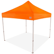 Impact Canopy 10 x 10 Instant Pop Up Canopy Tent, Commercial Grade Aluminum Frame, Roller Bag, Orange