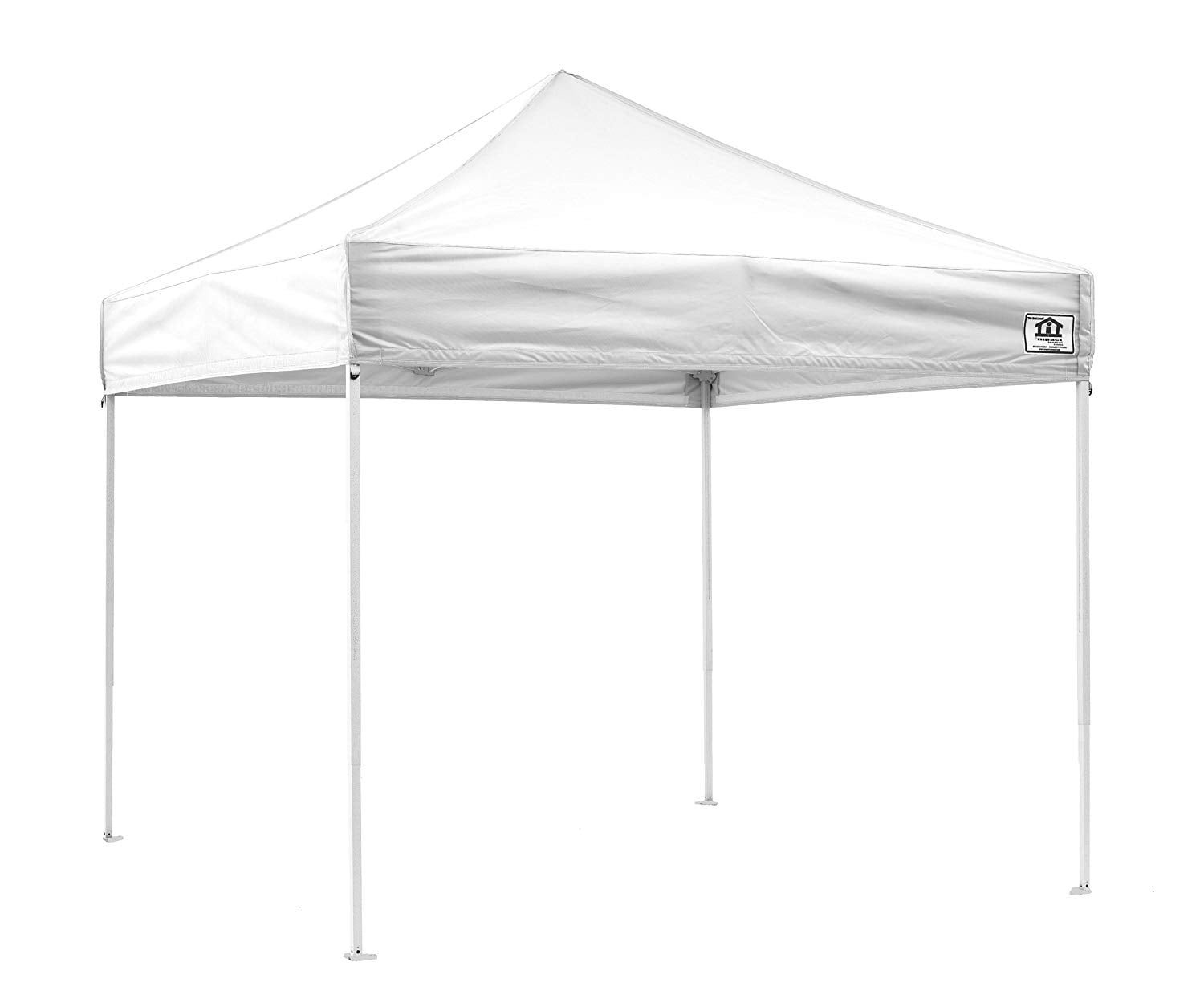 10 Ft. White Steel Pop-Up Canopy with UV Protection