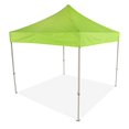 thumbnail image 1 of Impact Canopy 10x10 Pop Up Canopy Tent, Powder Coated Steel Frame, Straight Leg, Wheeled Roller Bag, Lime Green, 1 of 1