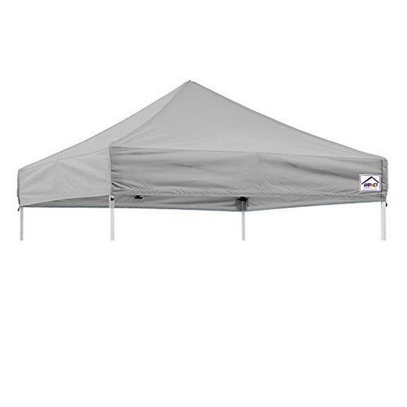 Impact Canopy 10x10 Replacement Canopy Top, Replacement Cover ONLY, 500 Denier, Grey