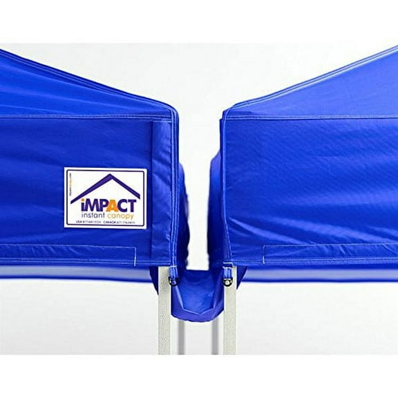 Impact Canopy 20 foot Canopy Rain Gutter, Tent Gutter, Shelter Gutter, Blue