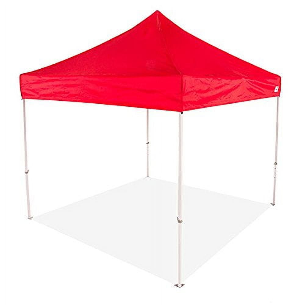 Impact Canopy 8x8 Pop Up Canopy Tent Lightweight Powder Coated Steel Frame Straight Leg Red Walmart