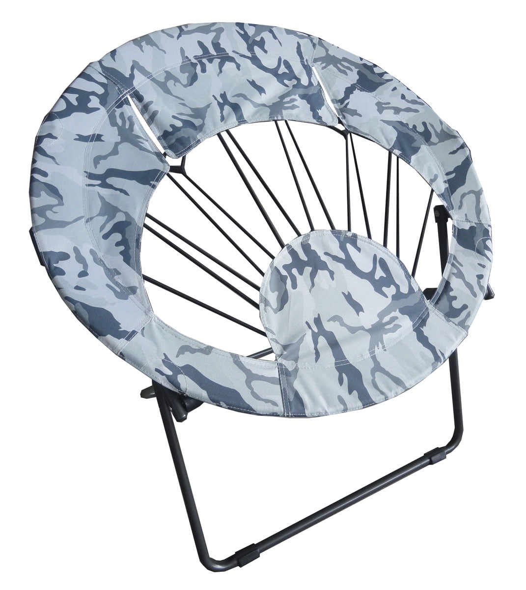 Impact Canopy Bungee Chair Folding Round Steel Frame Camo