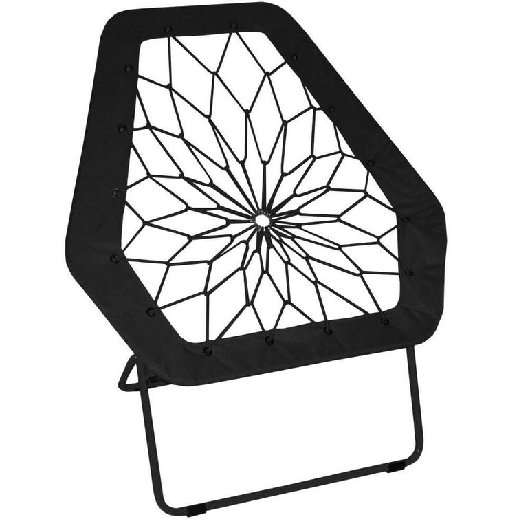 Impact Canopy Hex Portable Folding Bungee Chair Black Walmart