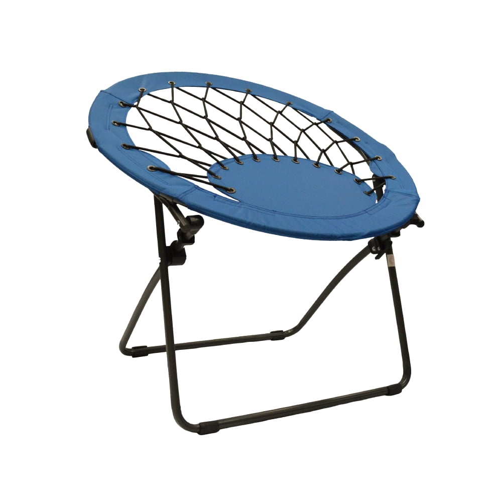 Impact Canopy Polyester Bungee Chair Portable Folding Chair , Royal Blue