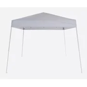 Impact Canopy Q-Shade Portable 10x10 Pop Up Tent High Performance Lightweight Outdoor Canopy Kit, Light Grey