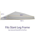 thumbnail image 1 of Impact Canopy Replacement Quest Canopy Top, Fits 10' x 10' Slant Leg Pop Up, Light Gray, 1 of 3