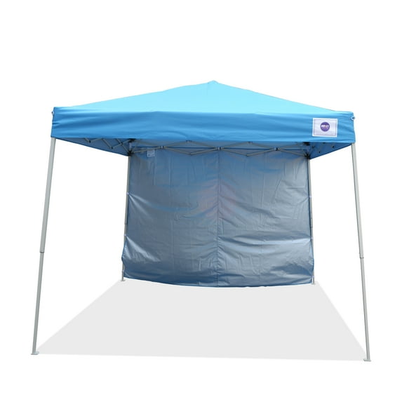 Impact Canopy Slant Leg Canopy with Single Sun Wall, Blue