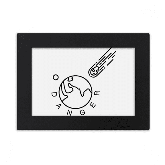 Impact Danger Earth Meteorites Desktop Photo Frame Ornaments Picture Art Painting
