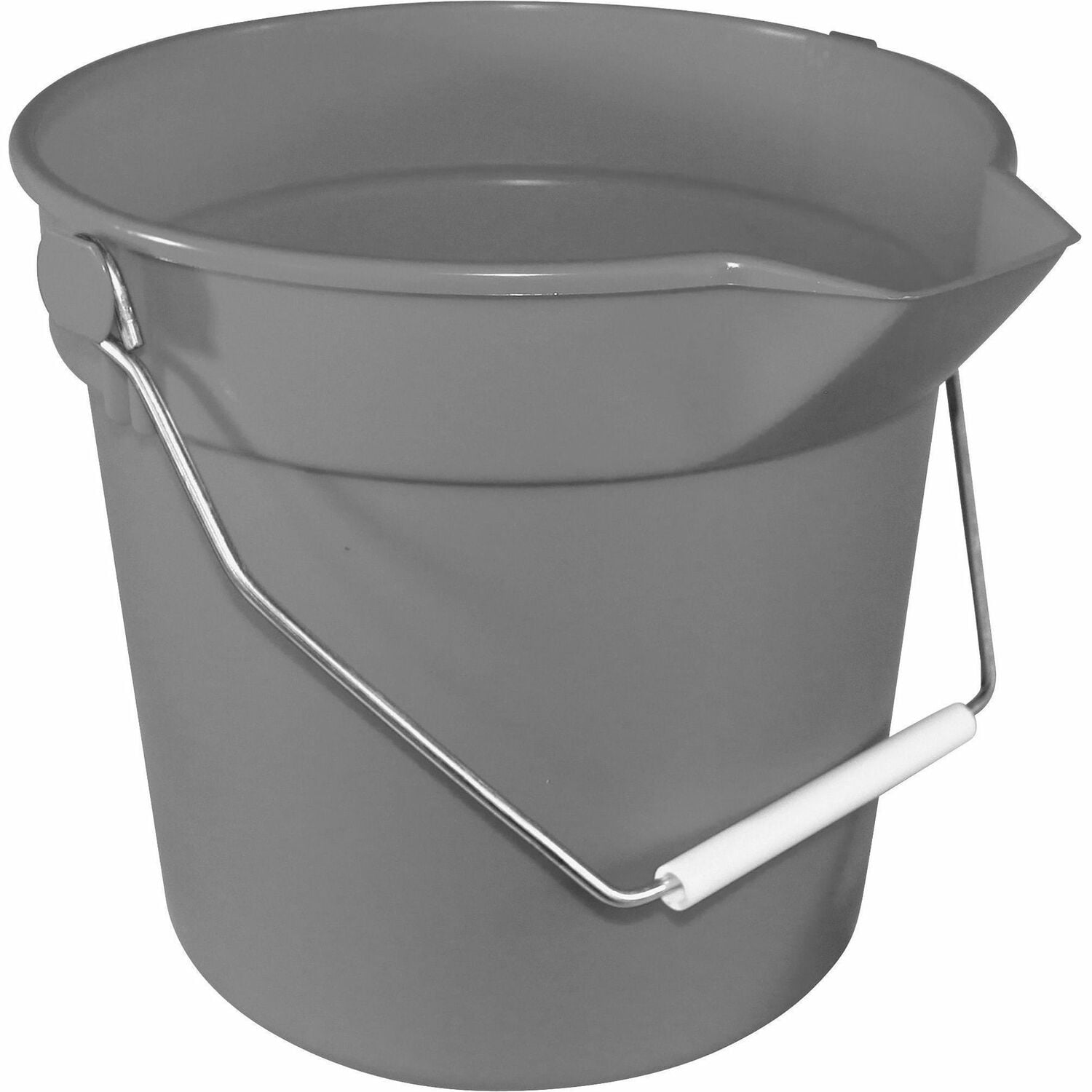 Impressive Bucket Impact Deluxe Heavy-Duty 10Qt Bucket with Large Handle, Gray 5510 ...