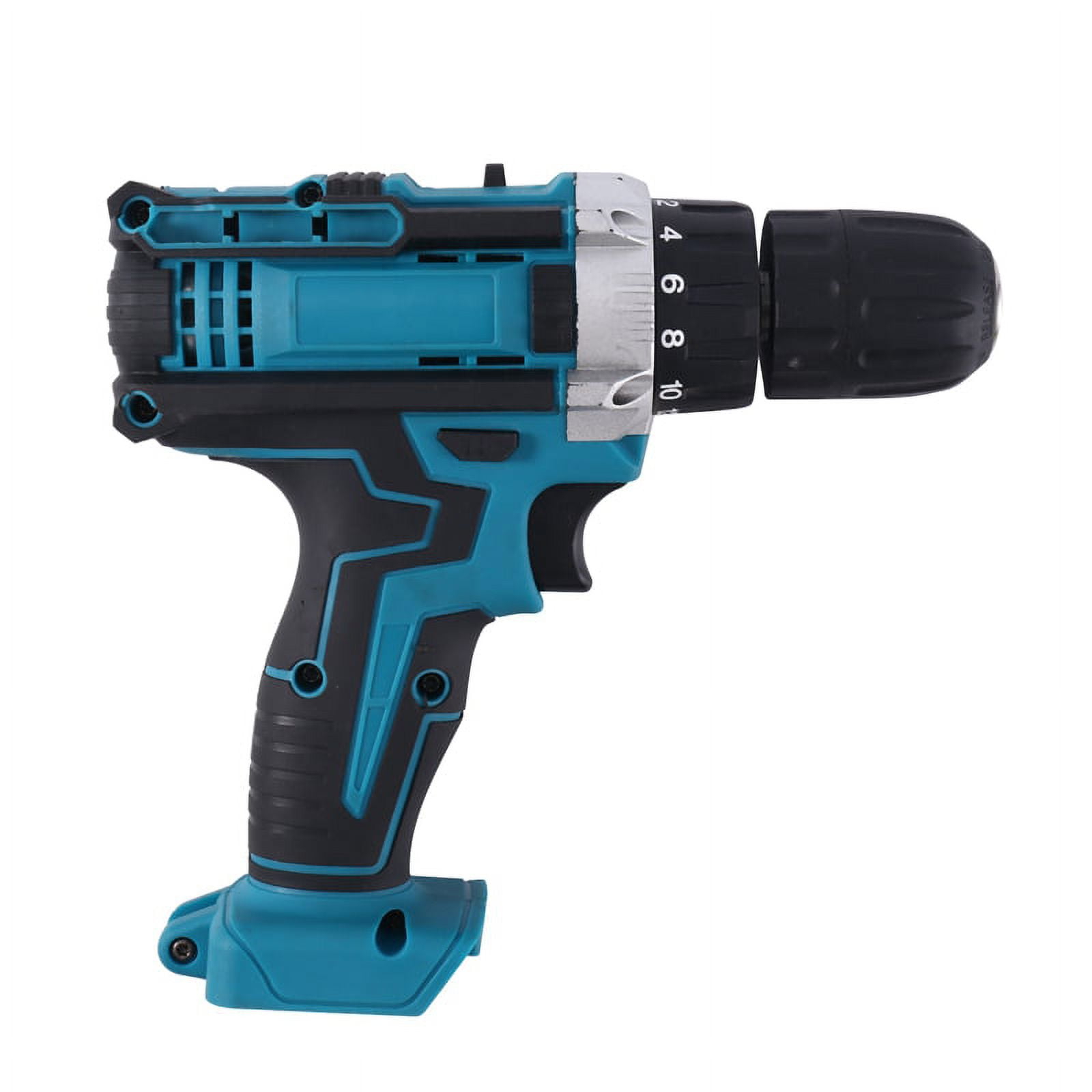 Impact Drill Cordless Electric Screwdriver 13mm 25+3 Electric Drill for 21V Battery ( Metal)