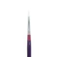thumbnail image 1 of Impact Face Painting Brush - Round 5, Professional Artist Body and Face Paint Brush, Synthetic Nylon Bristles, Purple Handle, 1 of 1