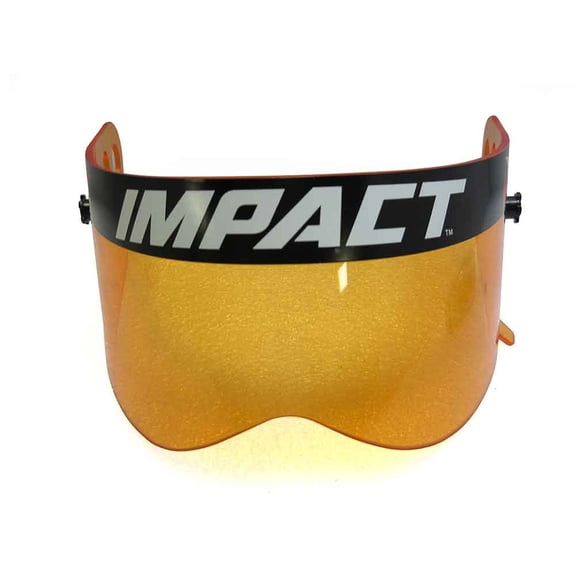 Impact Racing Mini Vapor Helmet Shield, Anti-Fog, Amber