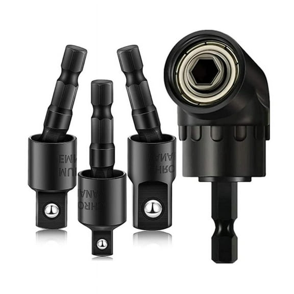 Impact Flexible Drill Bit Extension Set 105 Right Angle Drill Attachment