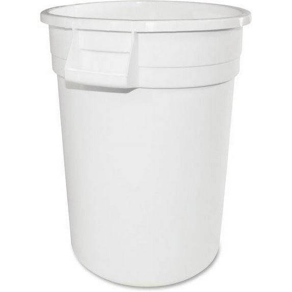 Impact Gator 10 Gallon Trash Can, Plastic, White, 1 Each (IMP77101)
