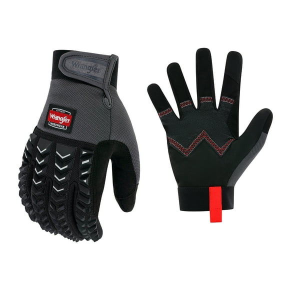 Wrangler Men’s Impact Work Gloves – Medium, Heavy-Duty Protection Glove, Reinforced Grip, Abrasion-Resistant, Breathable