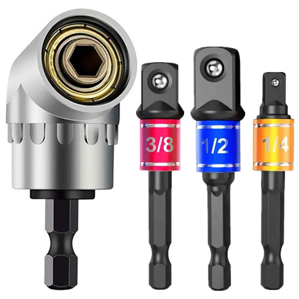 Impact Grade 105 Degree Angle Socket Adapter Power Hand Tool Part ...
