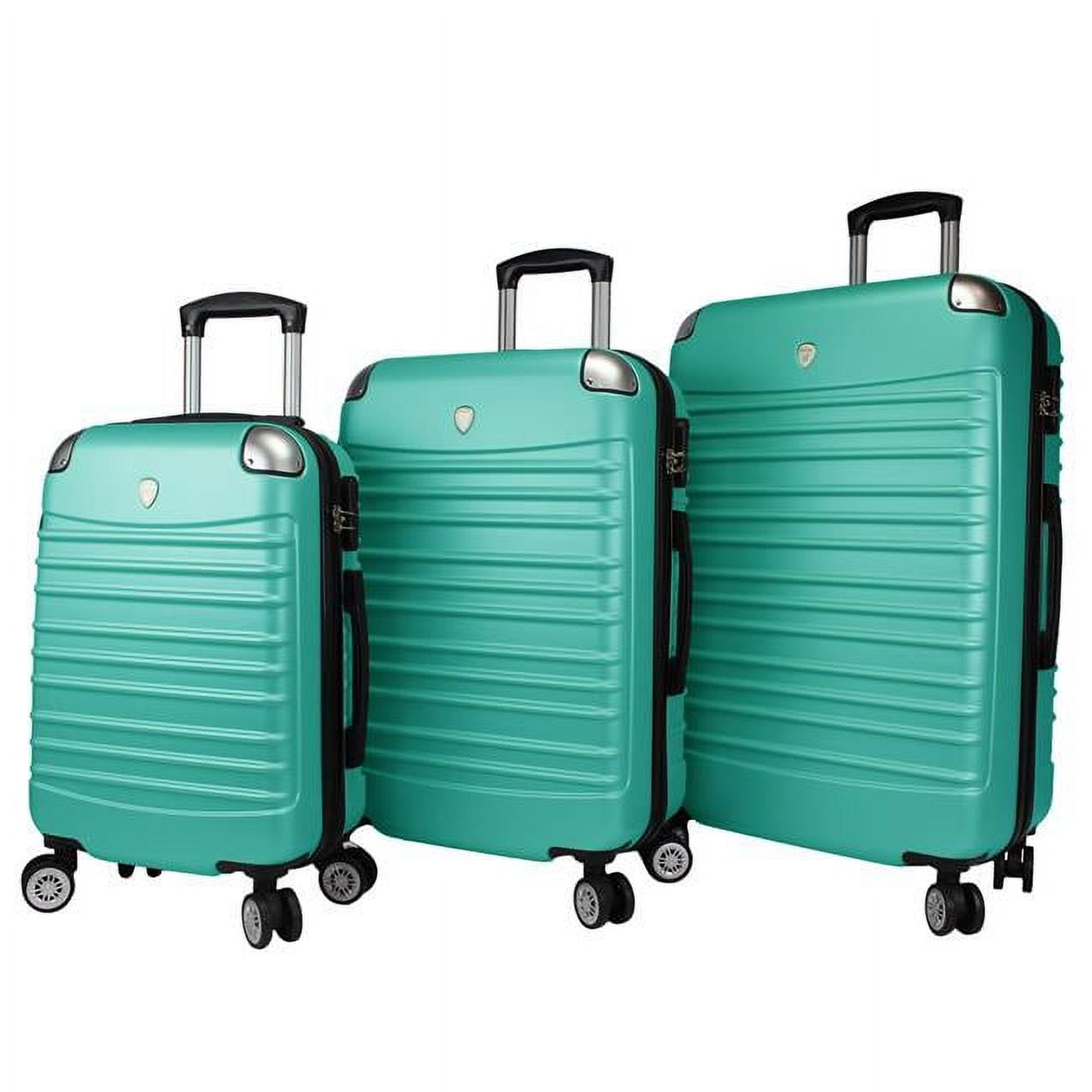 Impact Hardside Spinner Luggage Set Green, 3 Piece