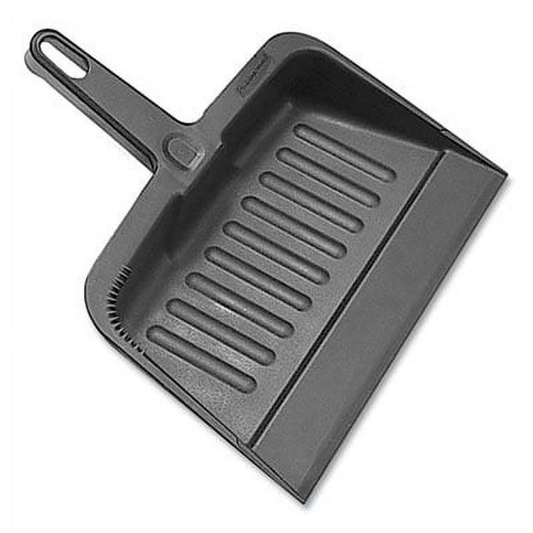 16 in. Large Scoop Upright Dustpan with Steel Handle (4-Pack)