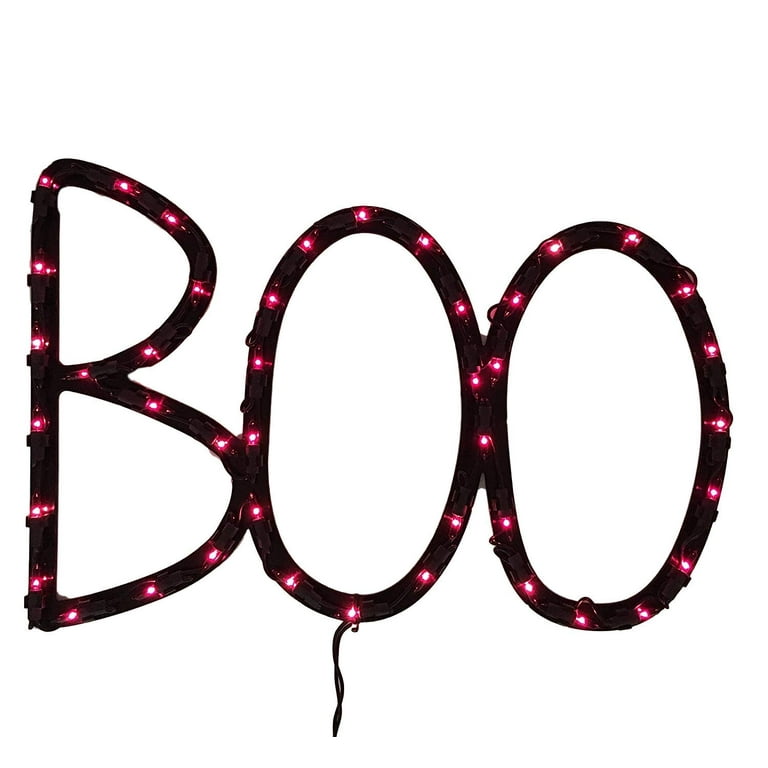 Bat Halloween Window Silhouette - 14x17 Inch Lighted Outdoor/Indoor Decor