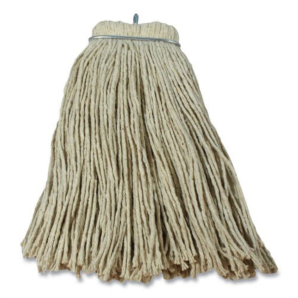 Layflat Regular Screw-Type Mop Head, Cotton, 20 oz, 1 Layflat Regular Screw-Type Mop Head, Cotton, 20 oz, 1