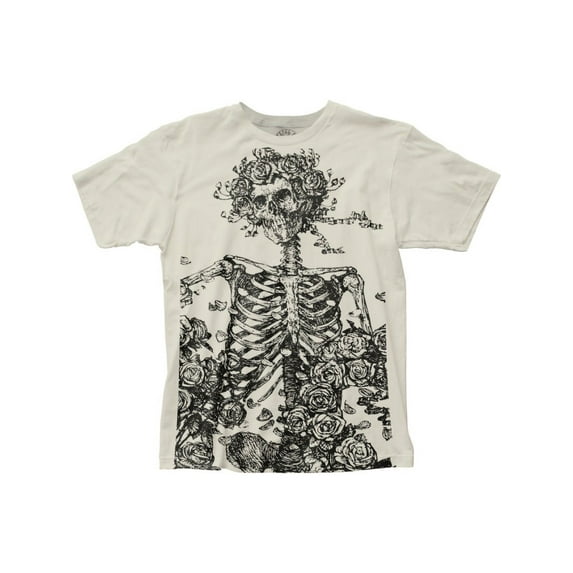 Impact Men's Grateful Dead Big Bertha Distressed T-Shirt, White, XX-Large
