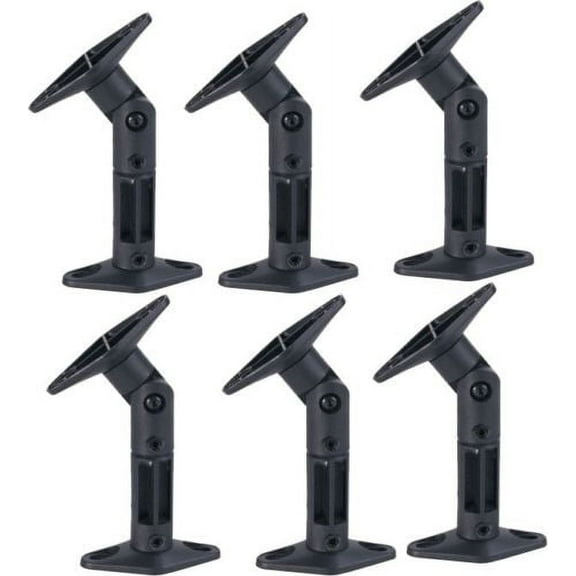 Impact Mounts 6 PACK UNIVERSAL CEILING WALL SATELLITE SPEAKER MOUNT BRACKETS HOME THEATER