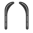thumbnail image 1 of Impact Mounts Universal Steel Sound bar Soundbar Speaker Bracket Mount Above Below TV, 1 of 2