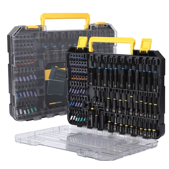 Impact Nut Driver Set 80 Piece Cr V S2 Steel Magnetic Industrial Strength Metric SAE Sizes Organized Storage Case for DIY Mechanics Garage Workshop