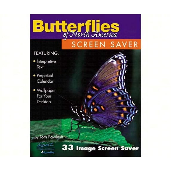 Impact Photographics IMP185SS Screen Saver Butterflies of North America
