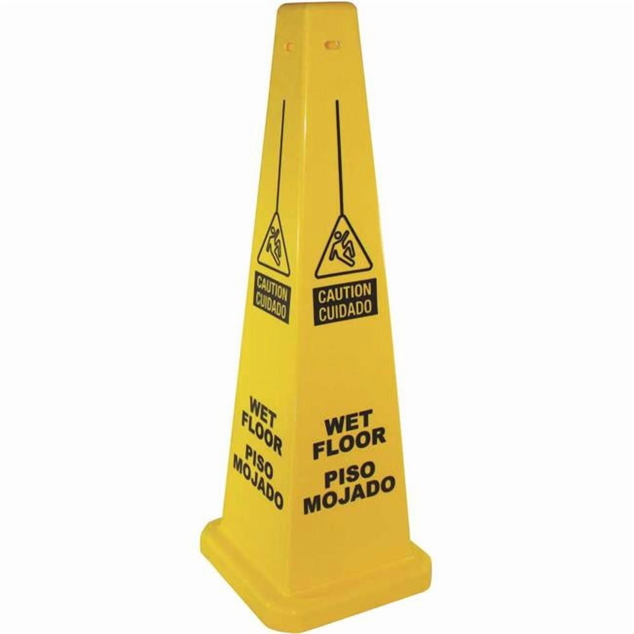 Impact Products 23879-90 36 in. English & Spanish Caution Wet Floor Safety Sign